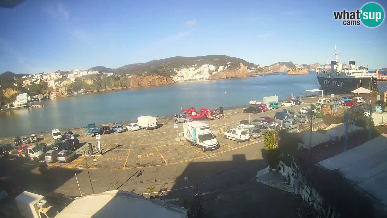 Insel Ponza Hafen webcam – Italien