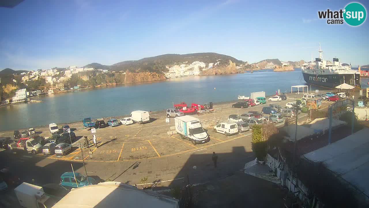 Insel Ponza Hafen webcam – Italien