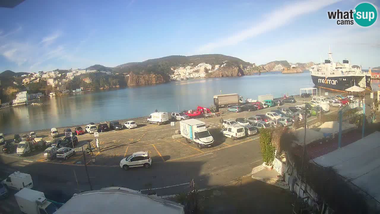 Insel Ponza Hafen webcam – Italien