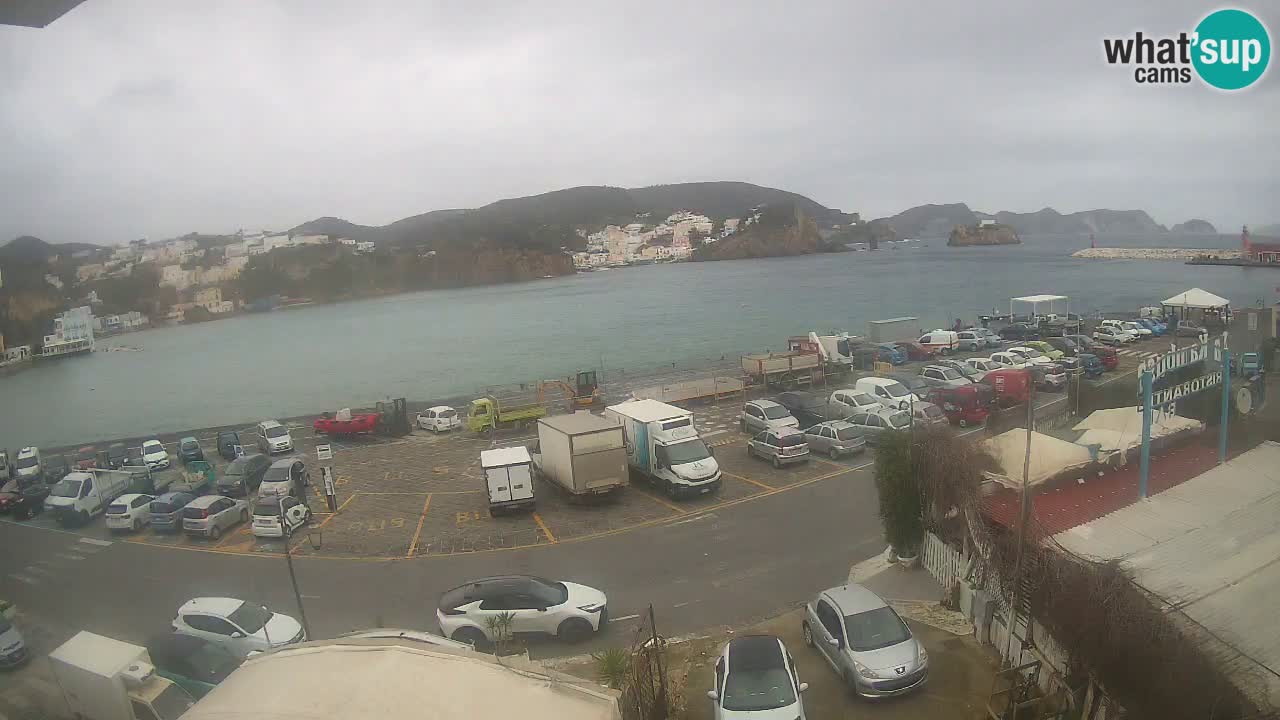 Insel Ponza Hafen webcam – Italien