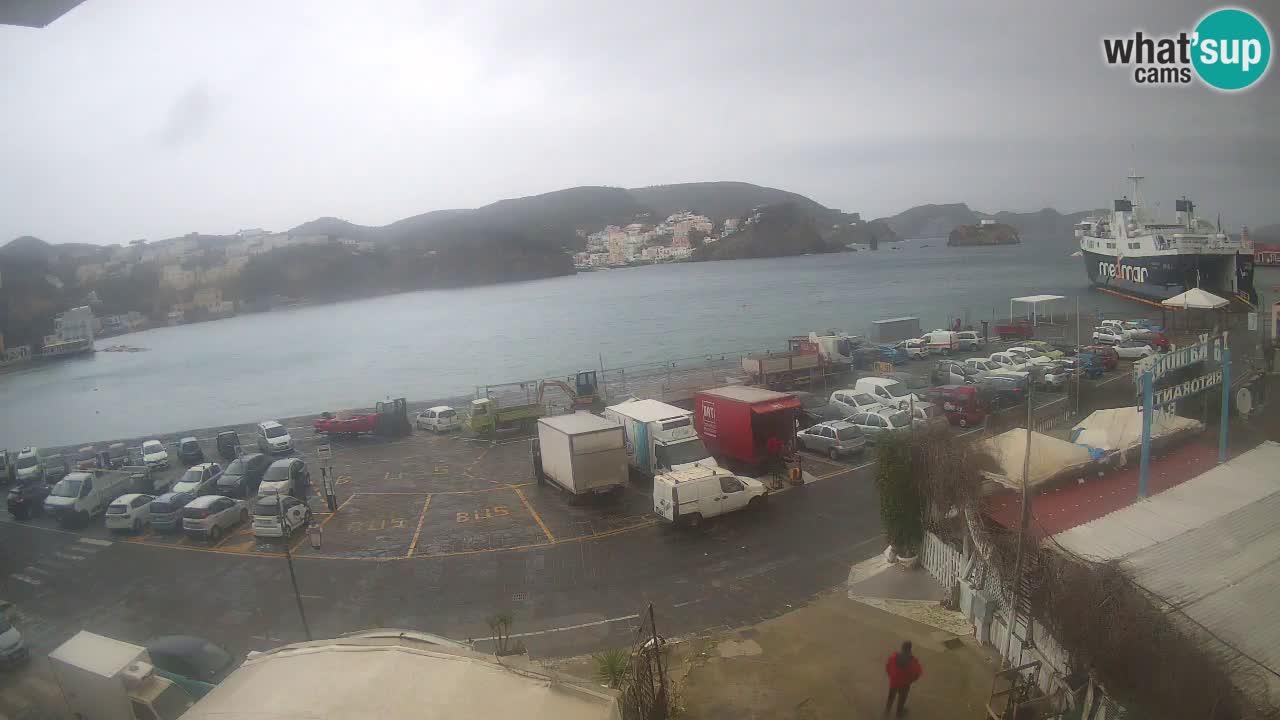 Insel Ponza Hafen webcam – Italien