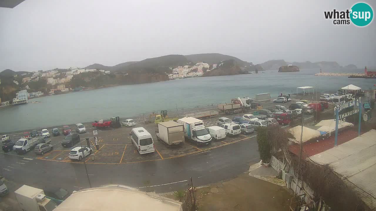 Insel Ponza Hafen webcam – Italien