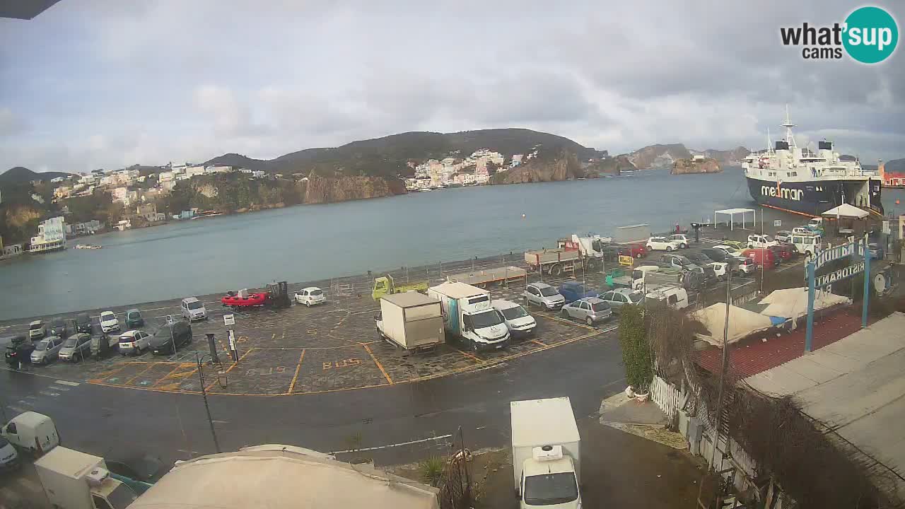 Webcam du port de Ponza – Île de Ponza