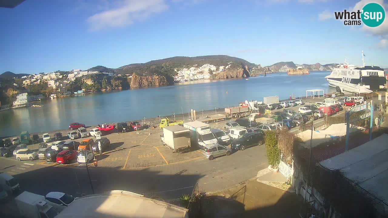 Insel Ponza Hafen webcam – Italien