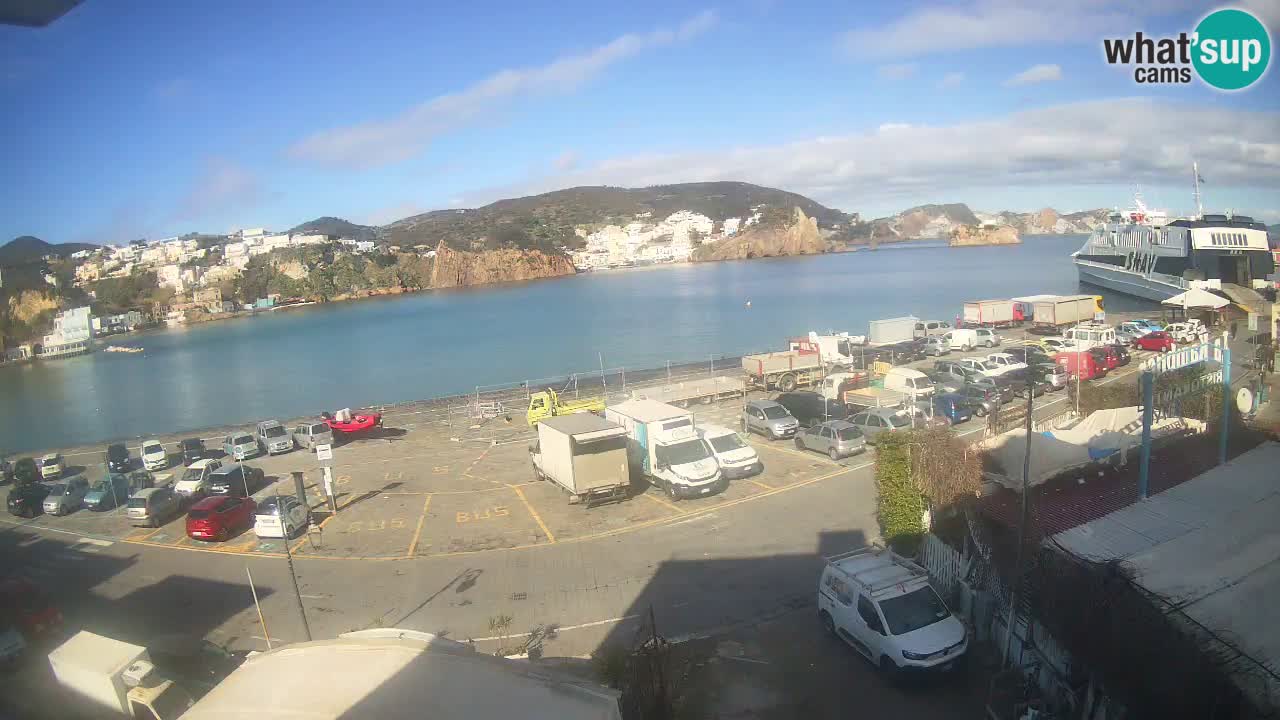 Insel Ponza Hafen webcam – Italien