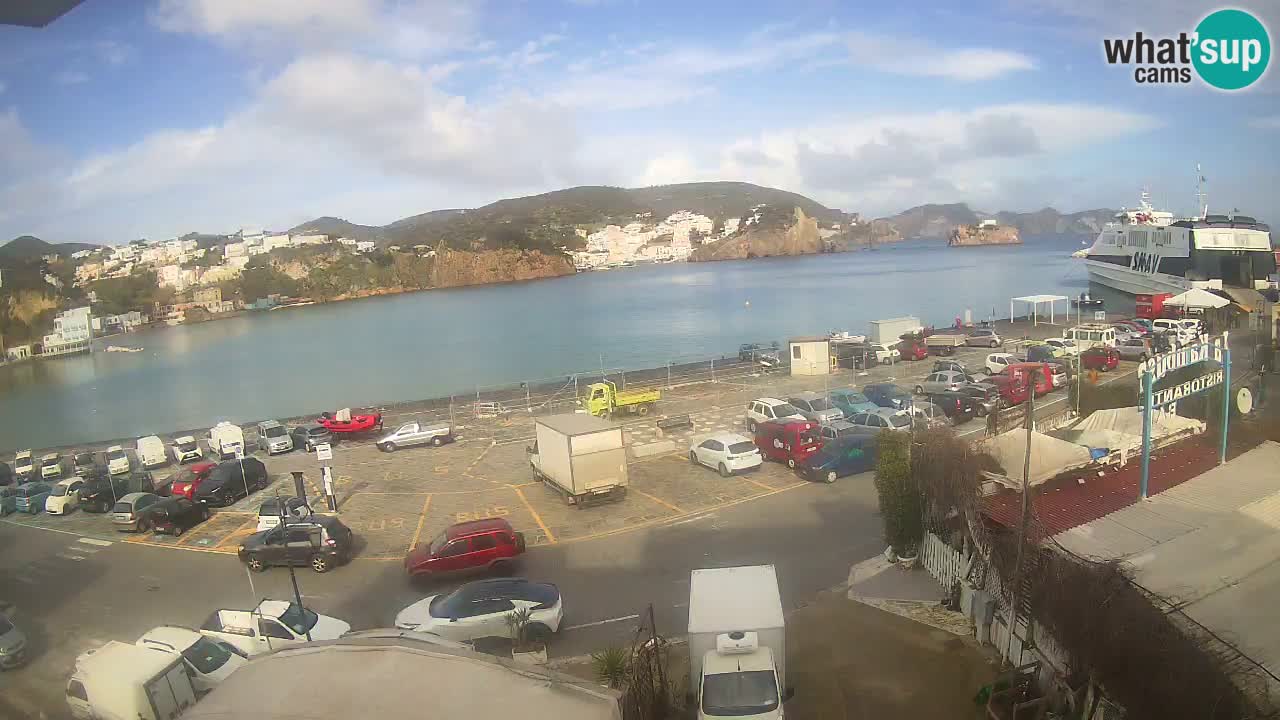 Webcam du port de Ponza – Île de Ponza