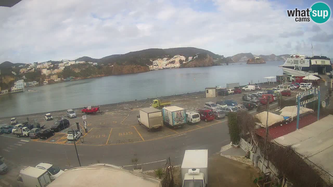 Insel Ponza Hafen webcam – Italien
