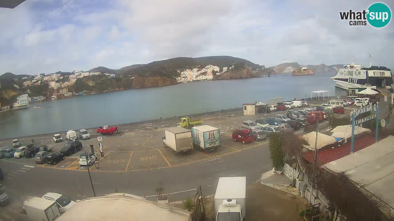 Webcam du port de Ponza – Île de Ponza
