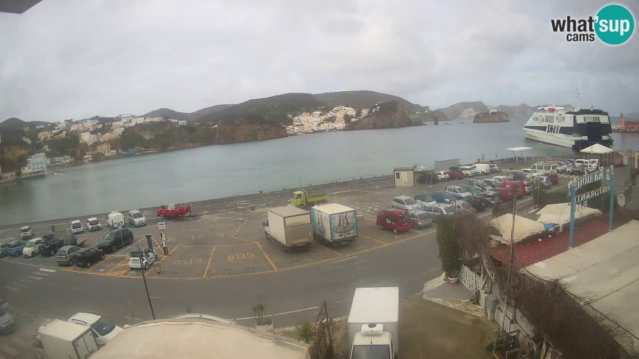 Webcam du port de Ponza – Île de Ponza