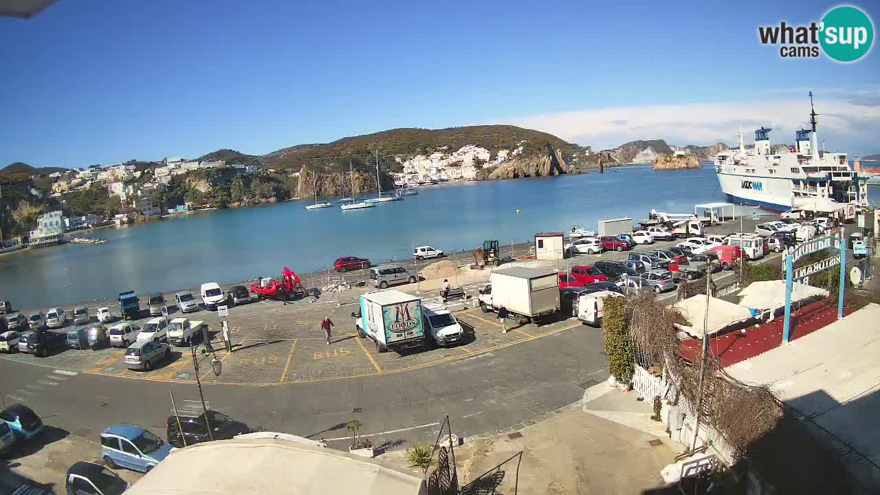Insel Ponza Hafen webcam – Italien