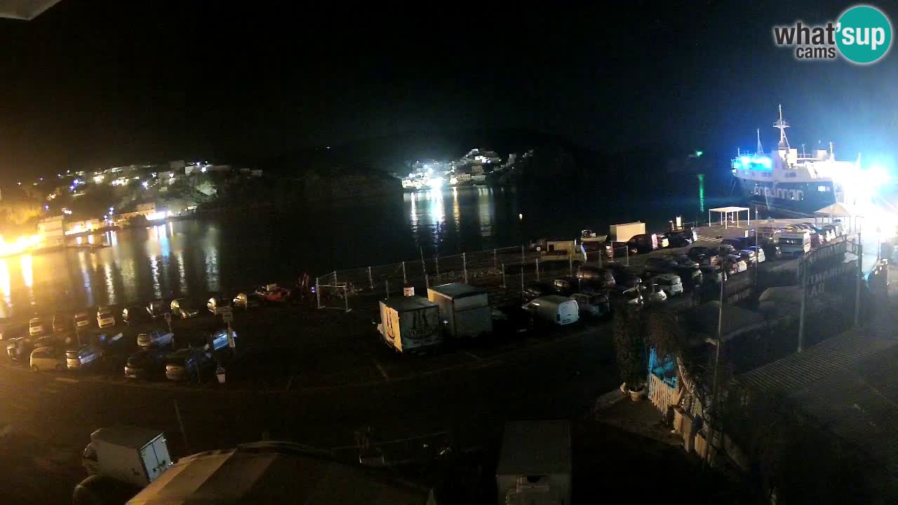 Insel Ponza Hafen webcam – Italien