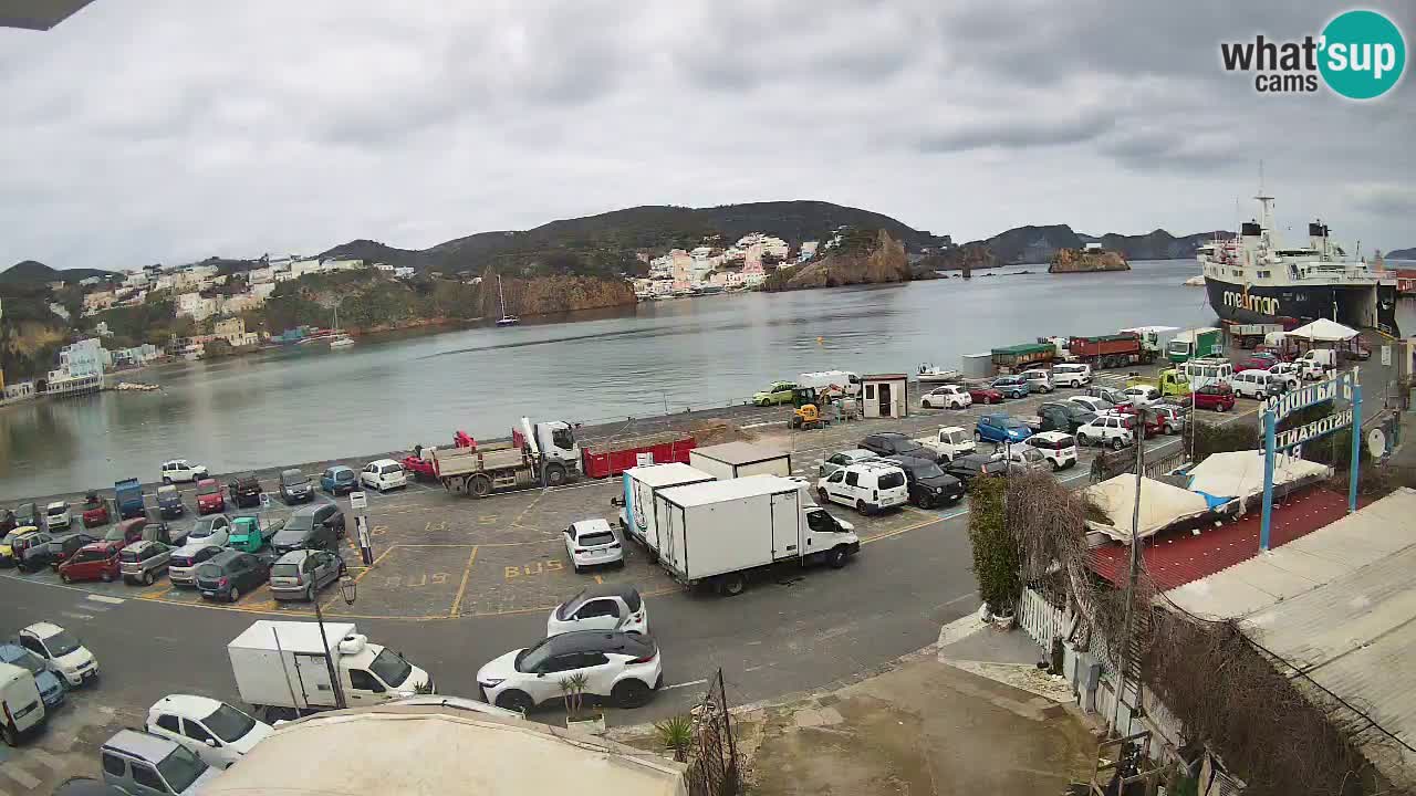 Insel Ponza Hafen webcam – Italien
