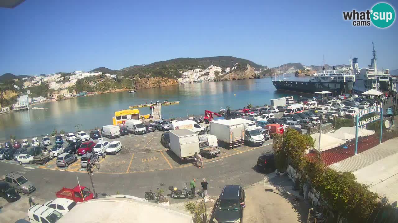 Insel Ponza Hafen webcam – Italien