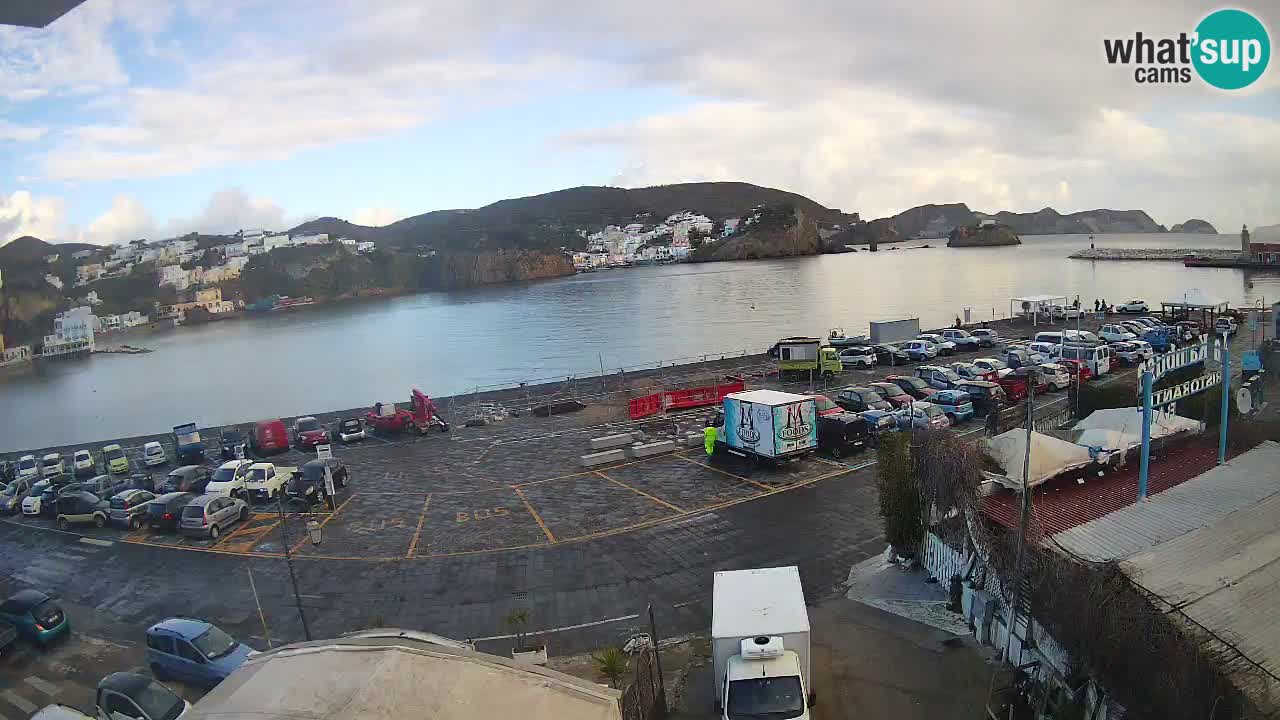Insel Ponza Hafen webcam – Italien