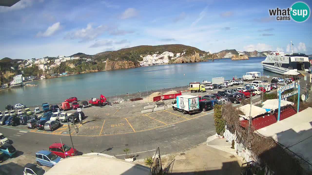 Webcam du port de Ponza – Île de Ponza
