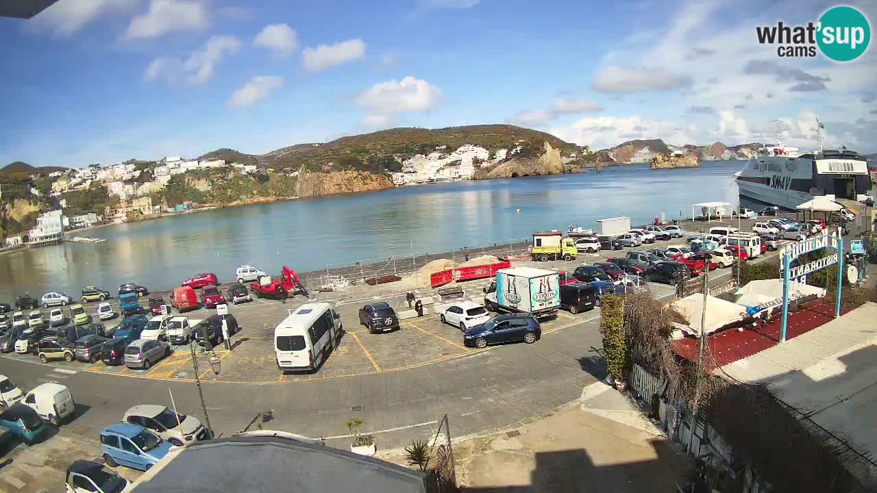 Insel Ponza Hafen webcam – Italien