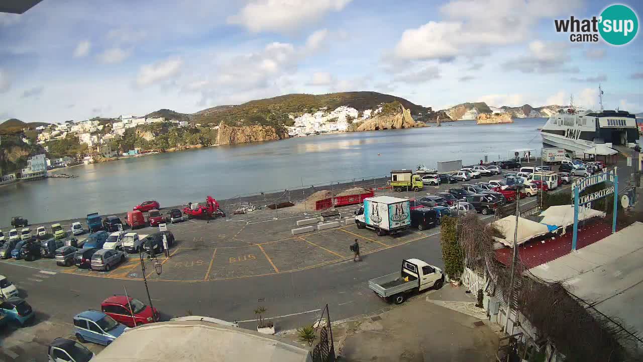 Webcam du port de Ponza – Île de Ponza