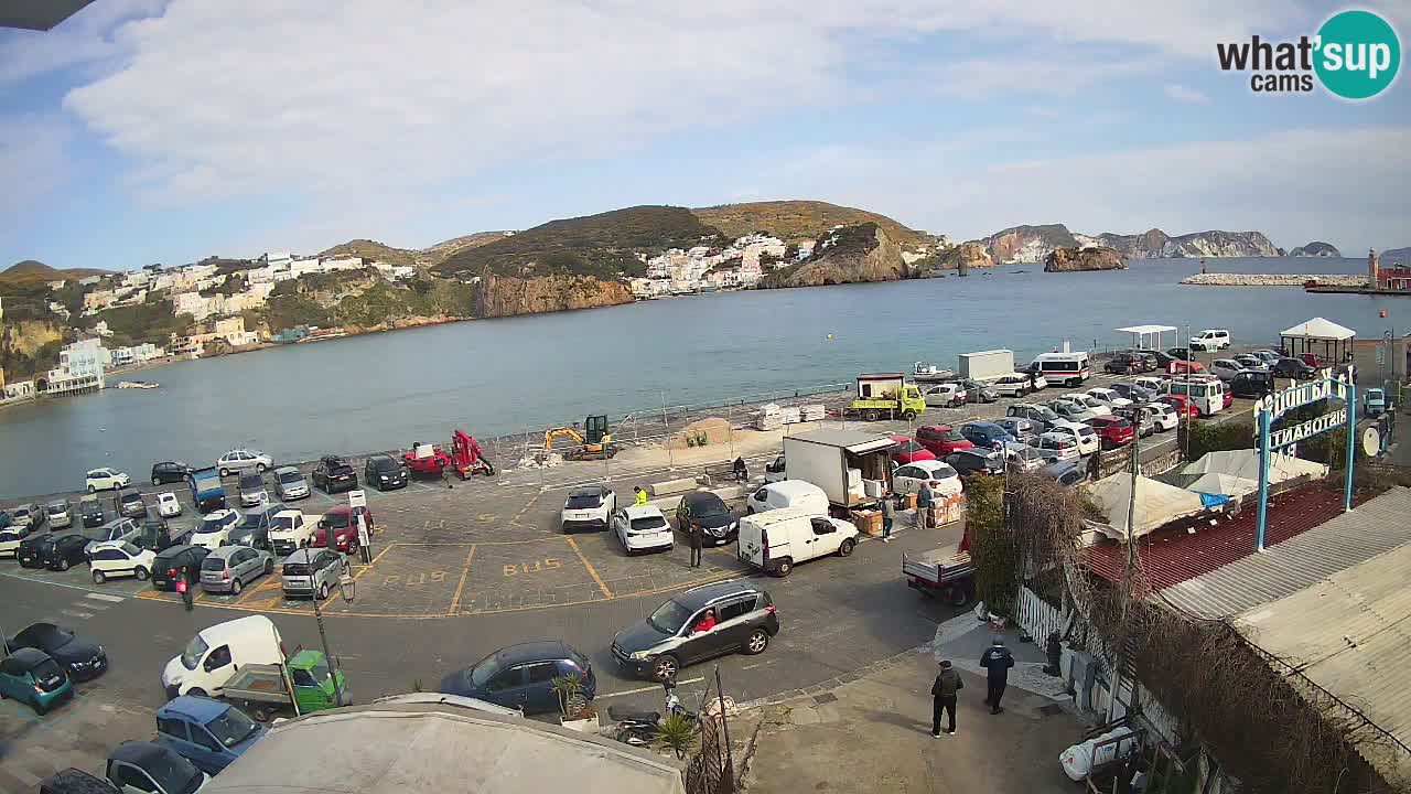 Insel Ponza Hafen webcam – Italien