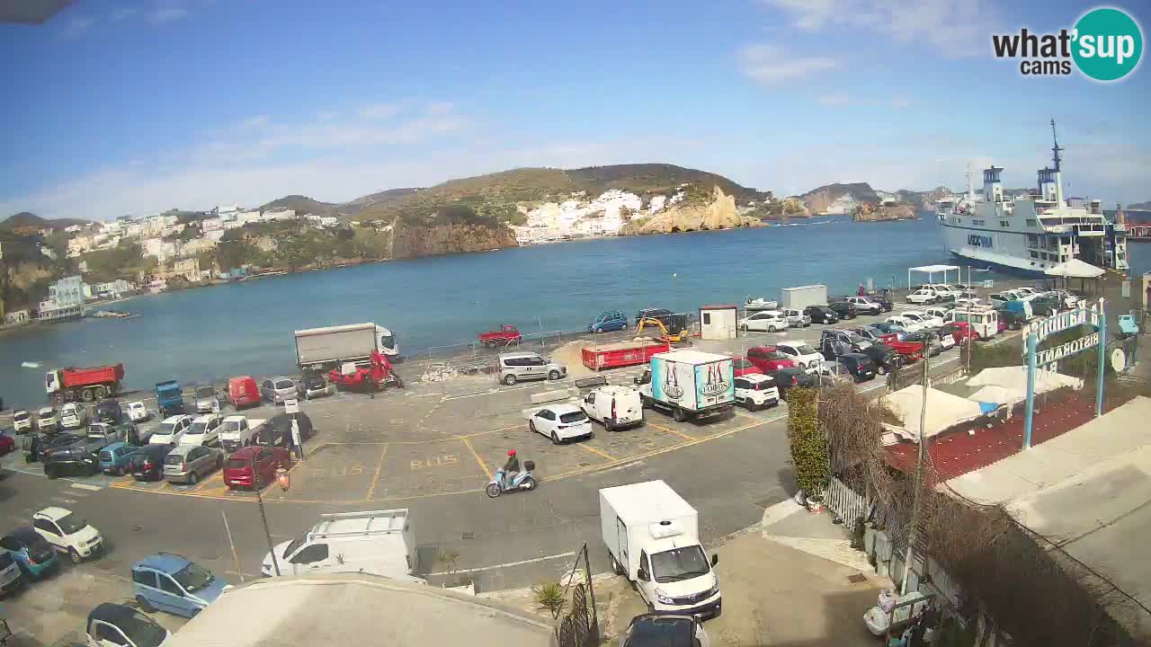 Insel Ponza Hafen webcam – Italien