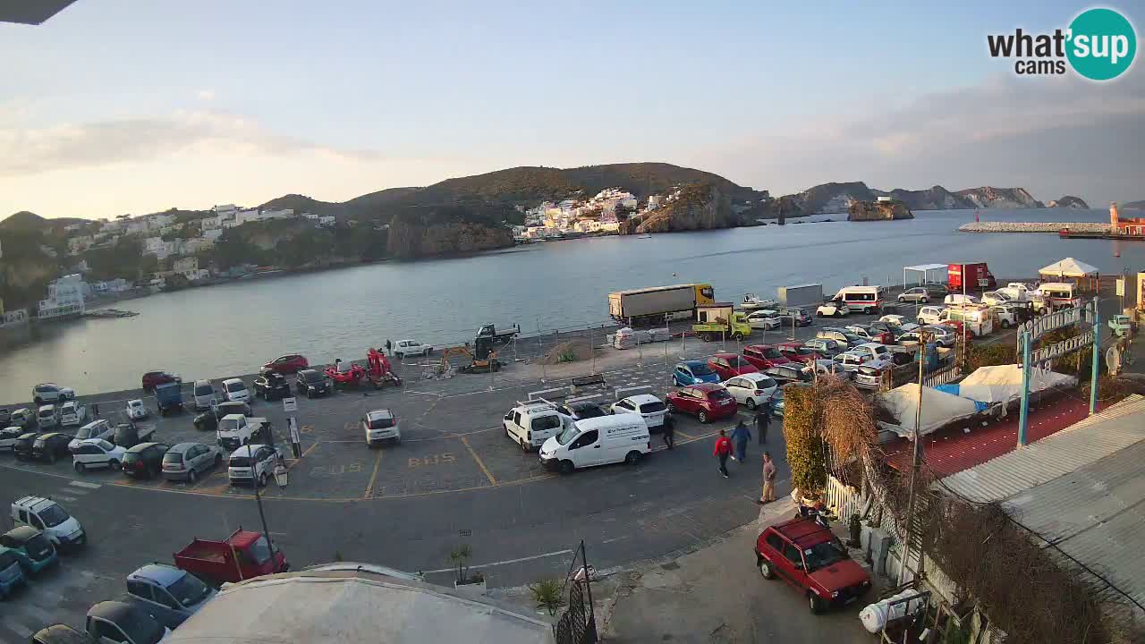 Webcam du port de Ponza – Île de Ponza