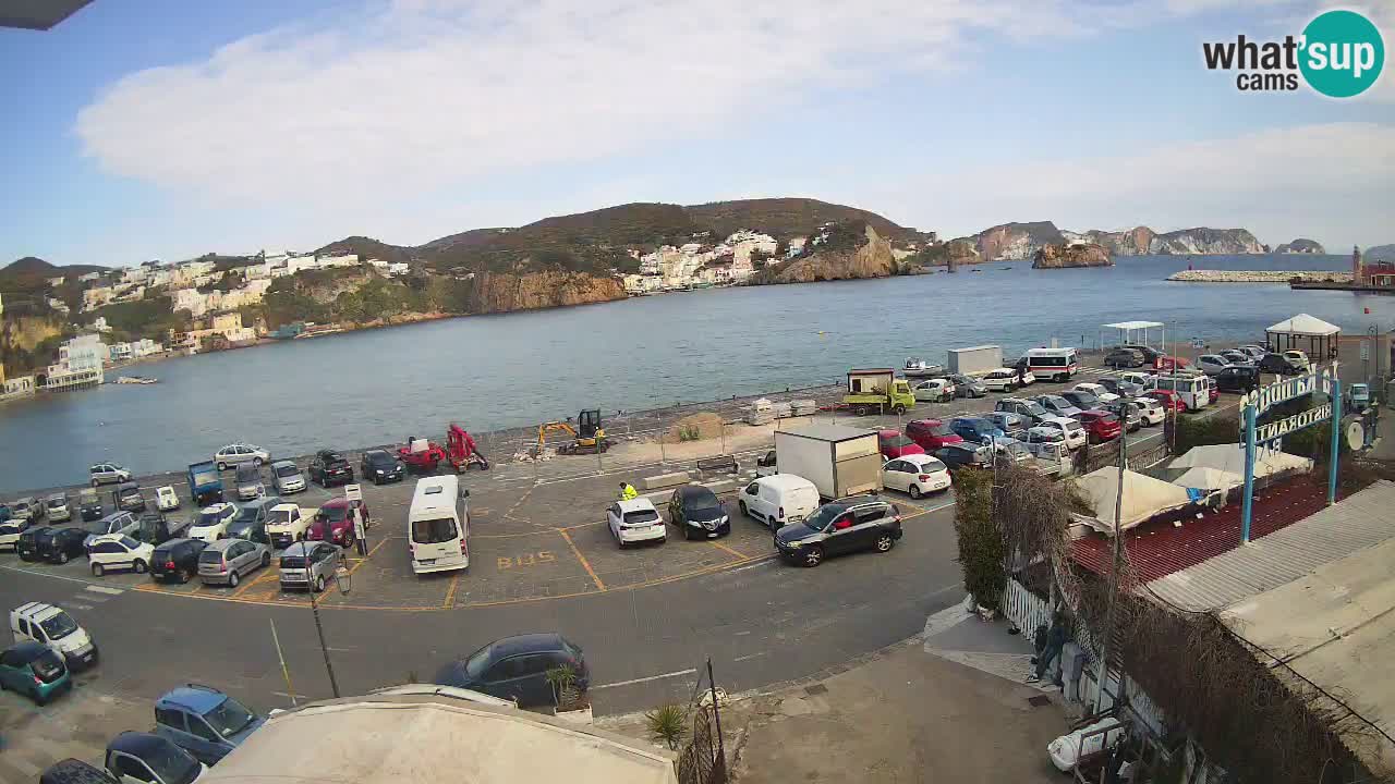 Insel Ponza Hafen webcam – Italien