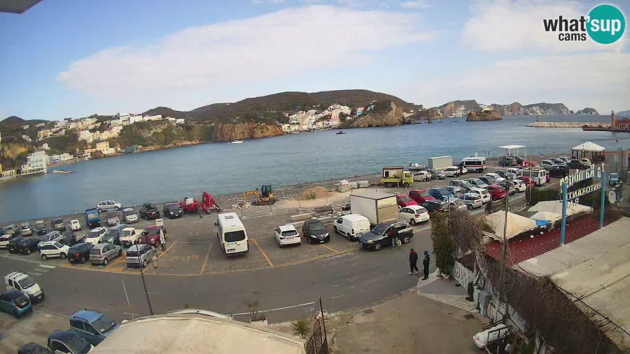 Insel Ponza Hafen webcam – Italien