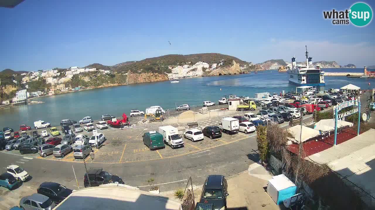 Insel Ponza Hafen webcam – Italien