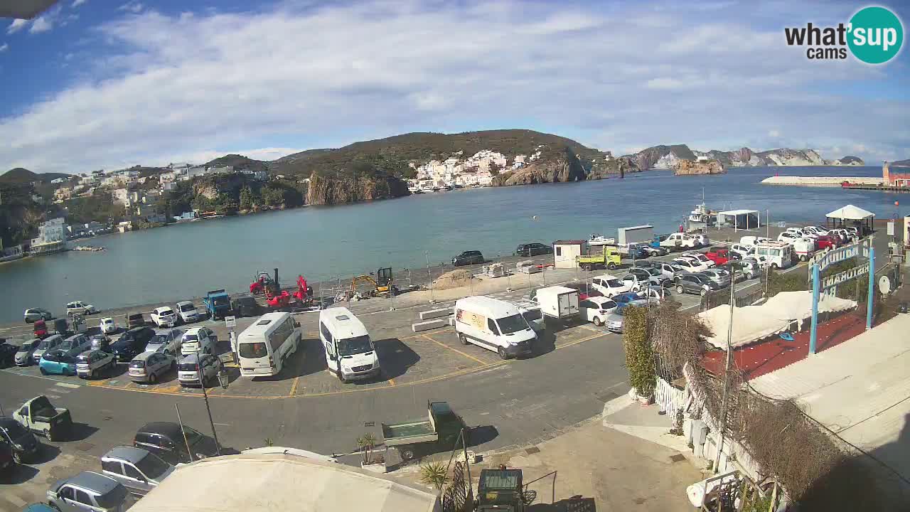Insel Ponza Hafen webcam – Italien