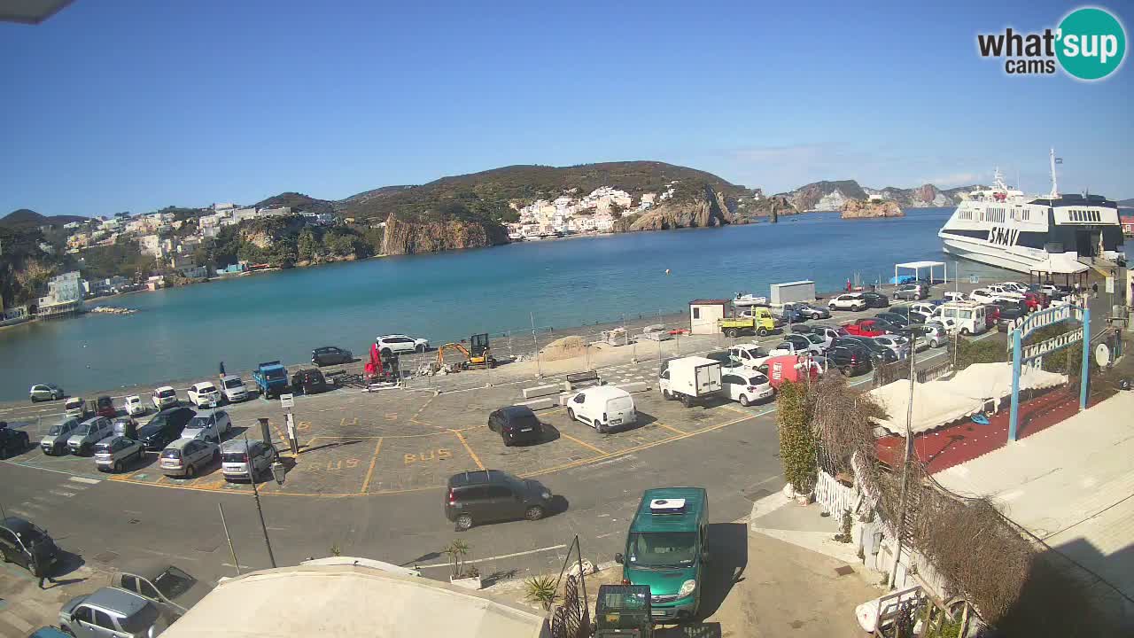 Insel Ponza Hafen webcam – Italien