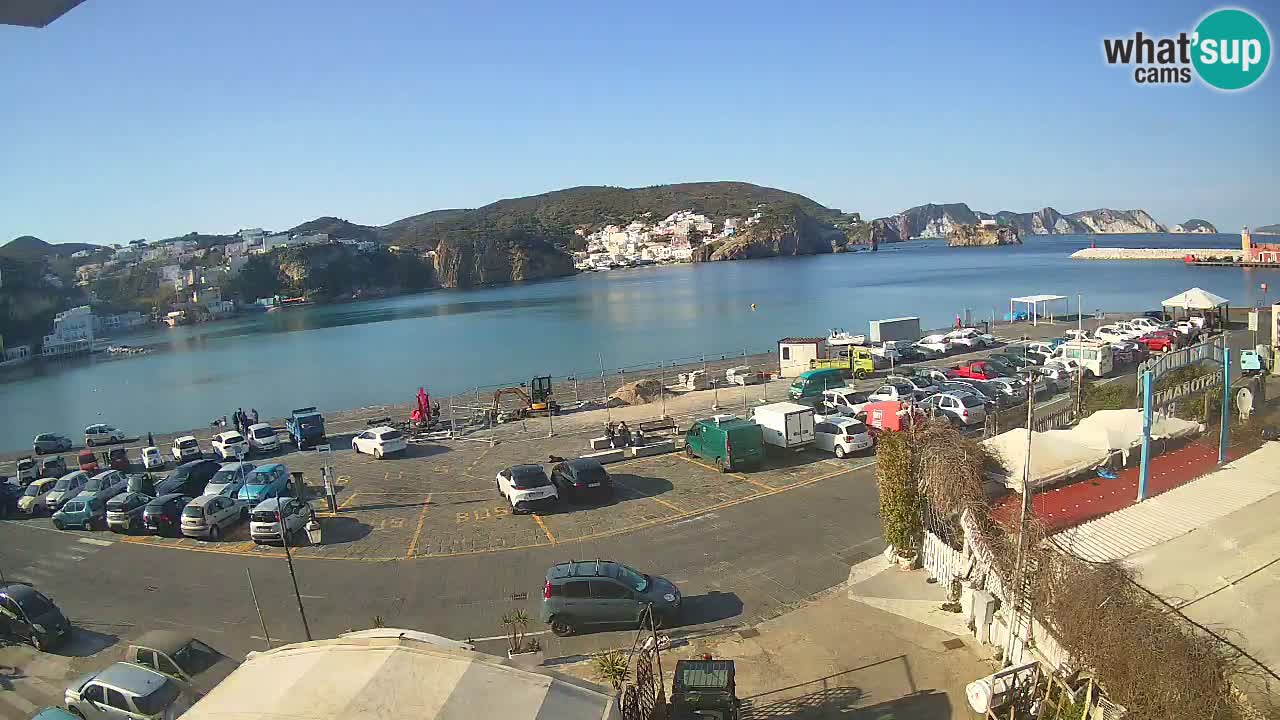 Insel Ponza Hafen webcam – Italien