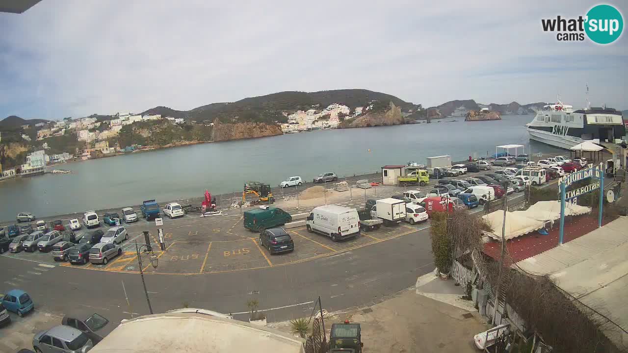 Insel Ponza Hafen webcam – Italien