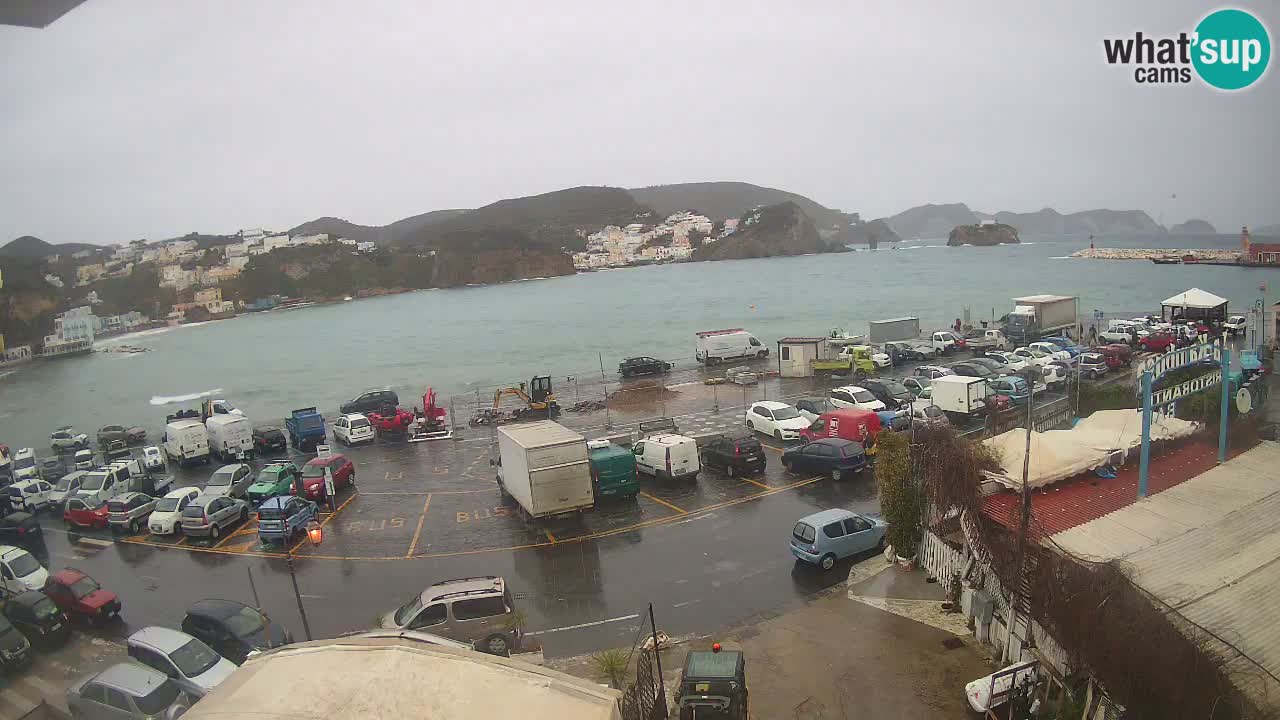 Insel Ponza Hafen webcam – Italien
