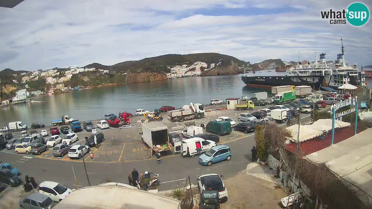 Pristanišče Ponza spletna kamera – Otok Ponza