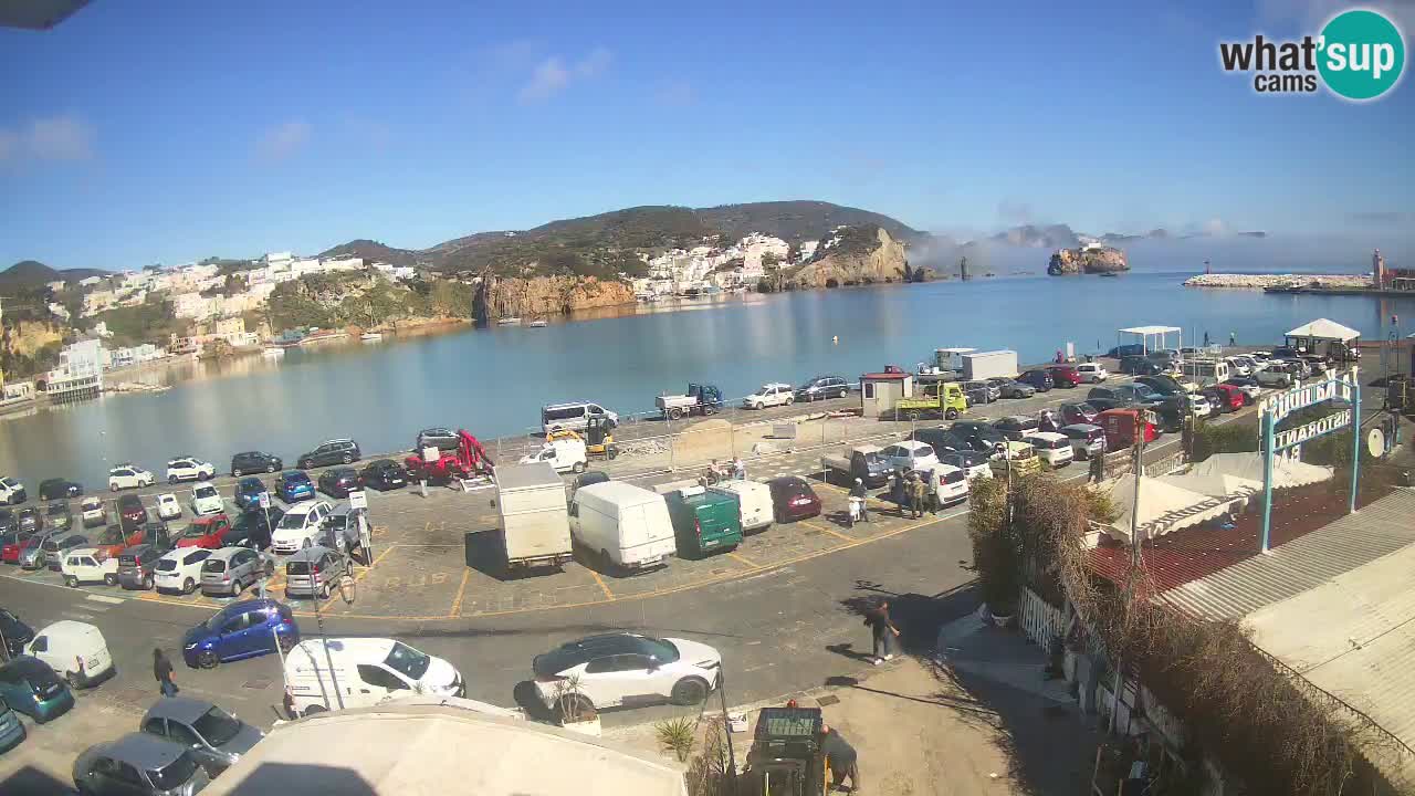 Insel Ponza Hafen webcam – Italien