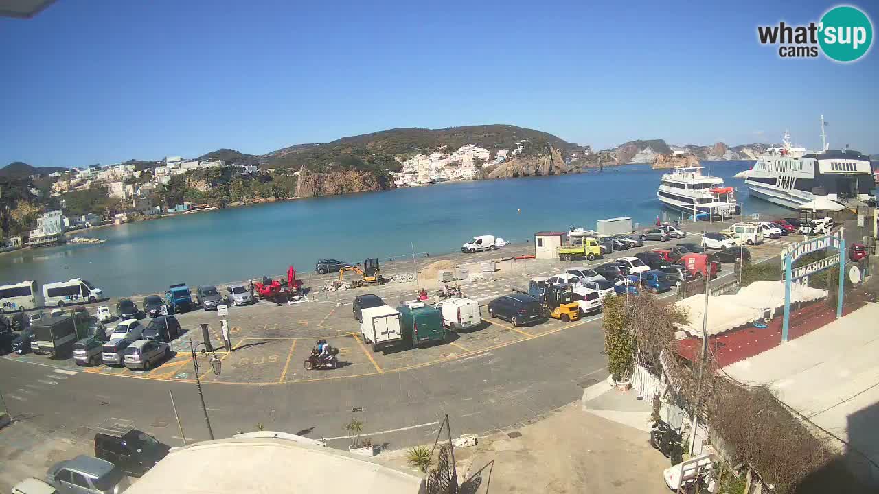 Insel Ponza Hafen webcam – Italien