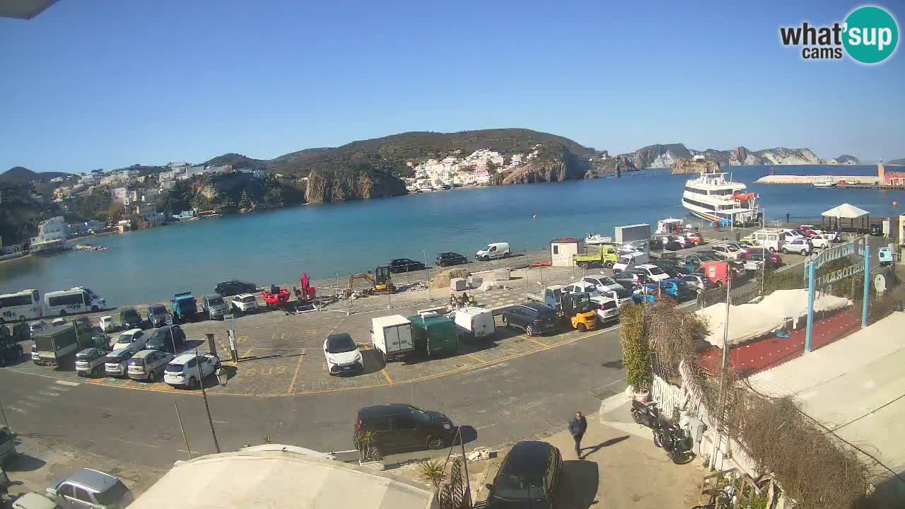 Insel Ponza Hafen webcam – Italien
