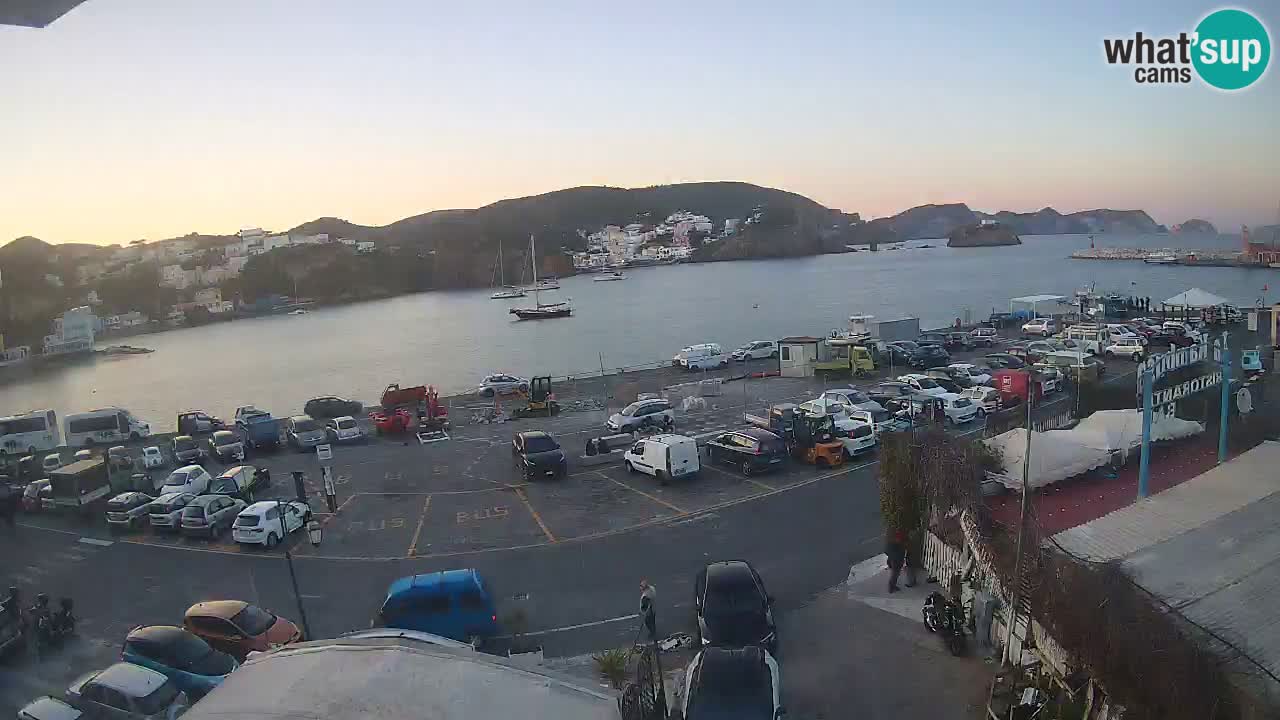 Webcam du port de Ponza – Île de Ponza