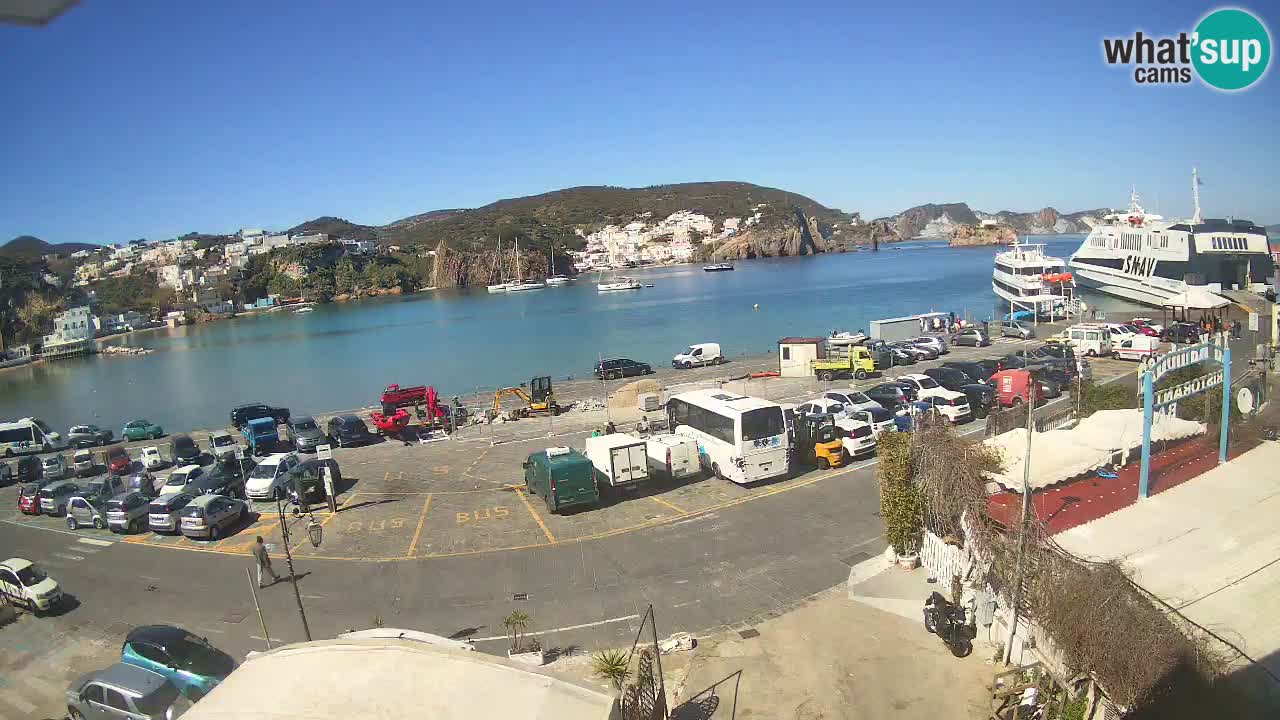 Webcam du port de Ponza – Île de Ponza