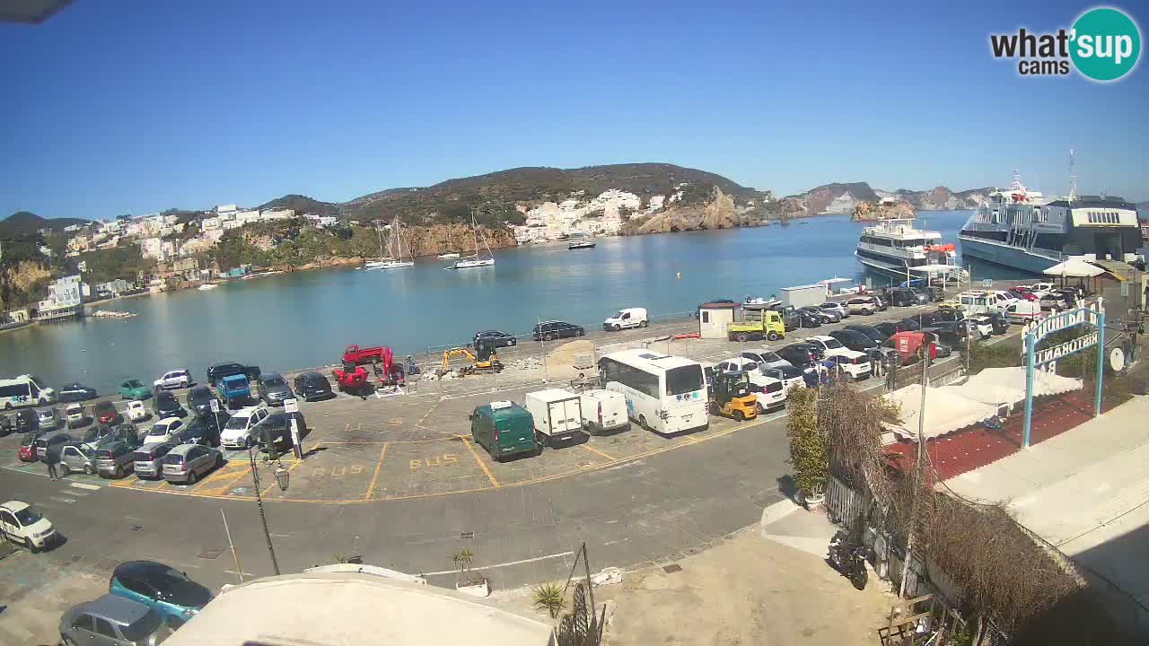 Insel Ponza Hafen webcam – Italien