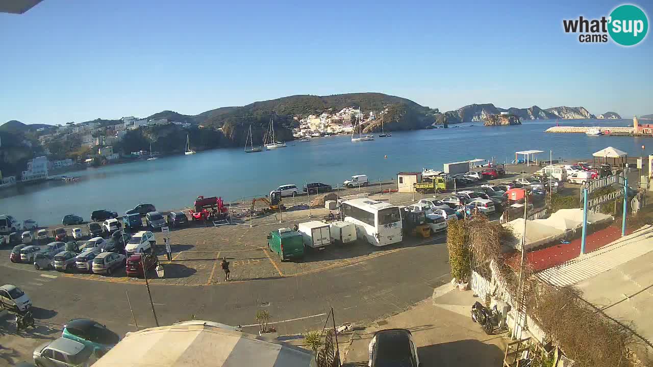 Insel Ponza Hafen webcam – Italien