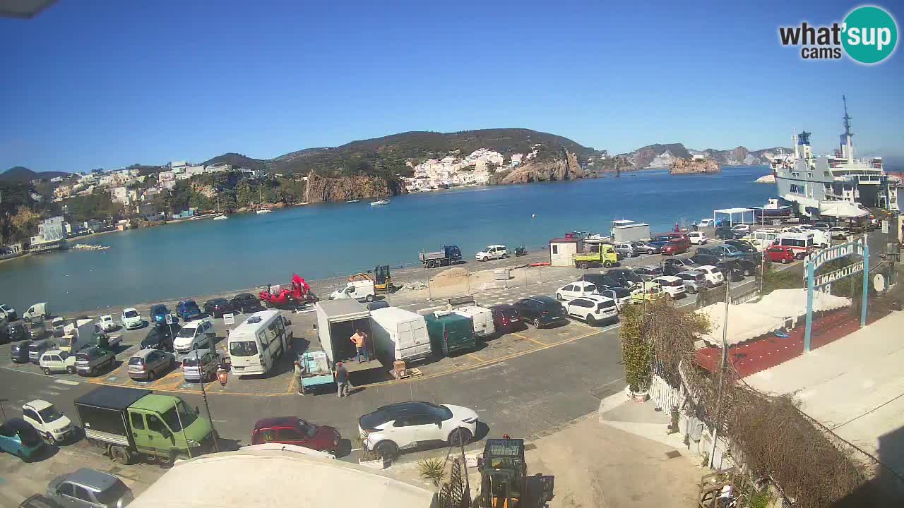 Insel Ponza Hafen webcam – Italien