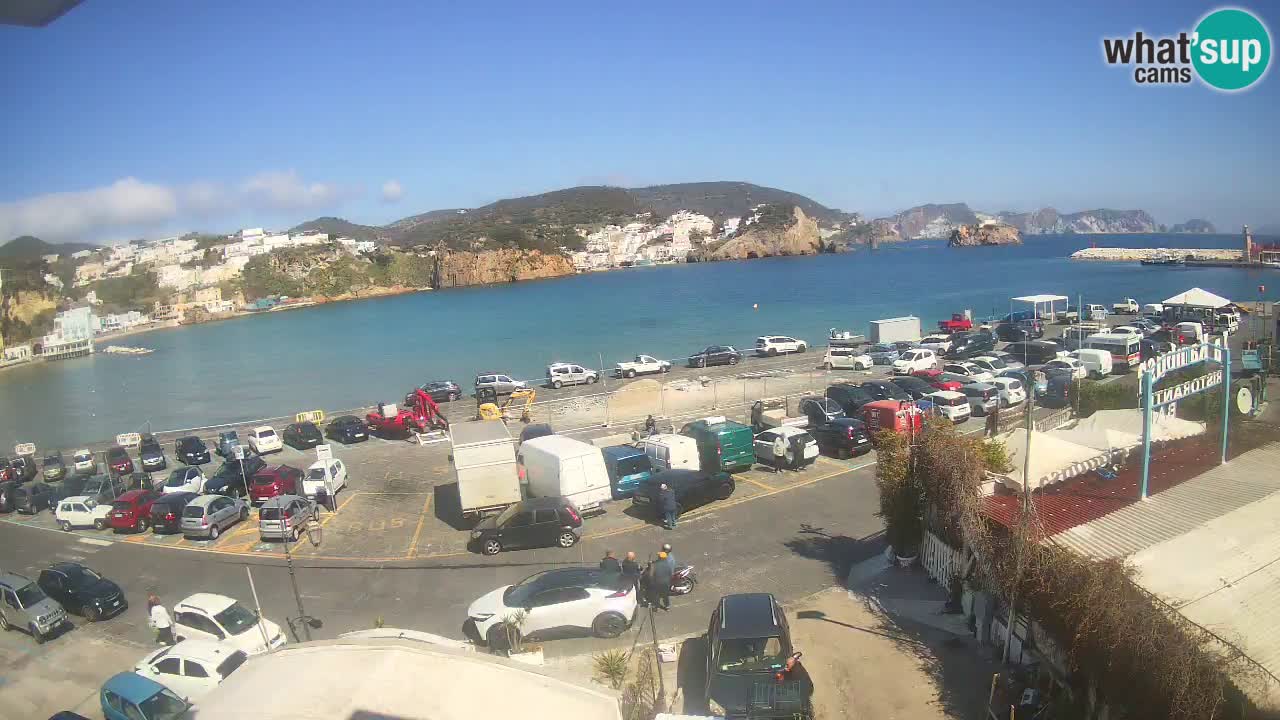 Insel Ponza Hafen webcam – Italien