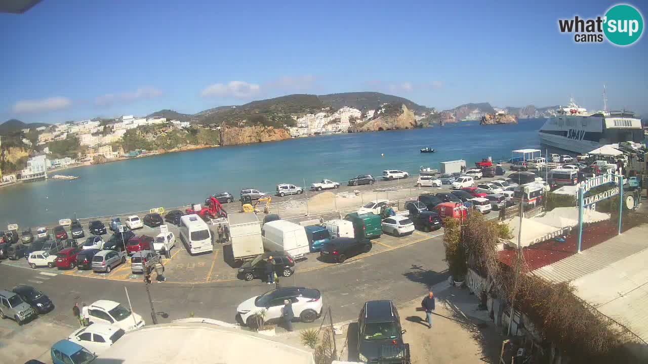 Webcam du port de Ponza – Île de Ponza