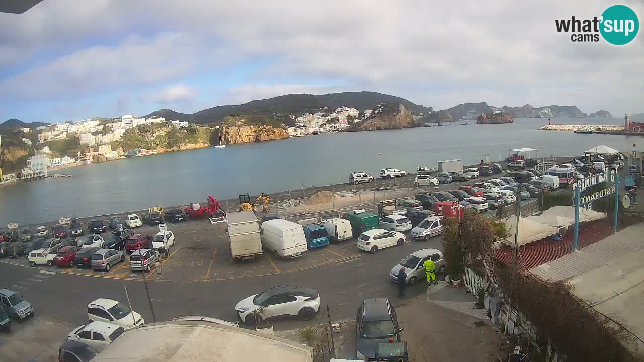 Insel Ponza Hafen webcam – Italien