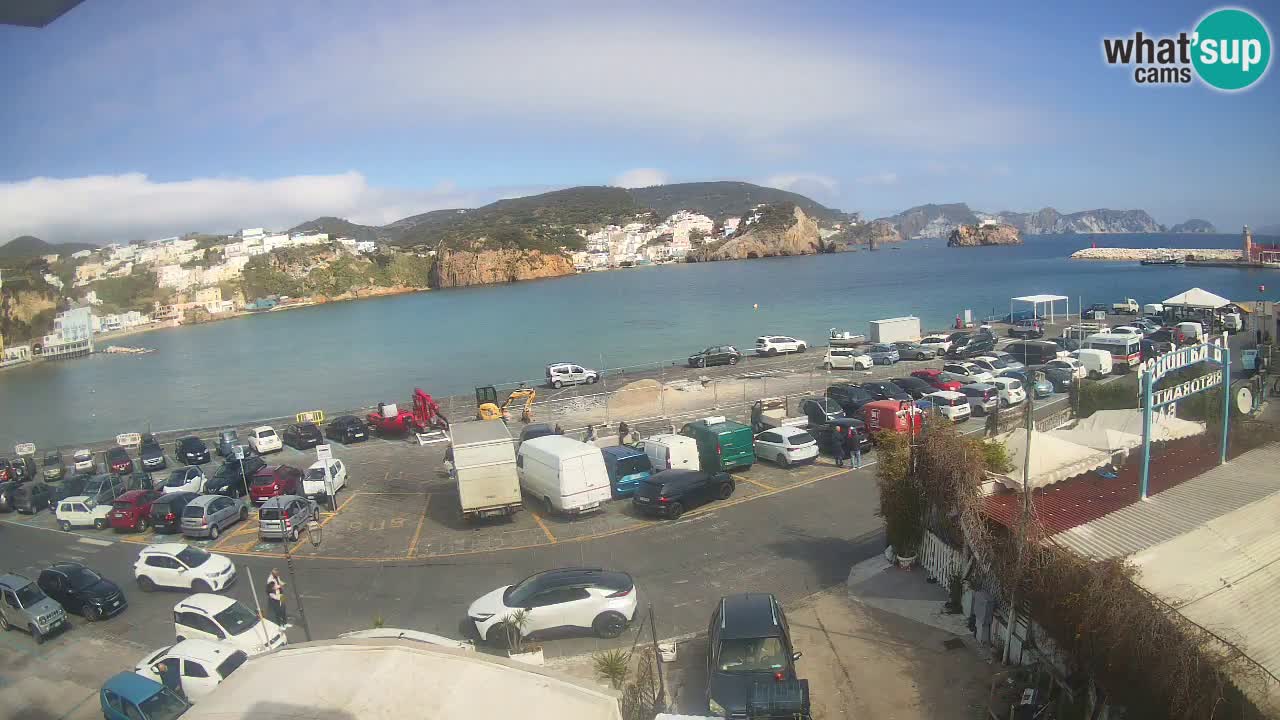 Insel Ponza Hafen webcam – Italien