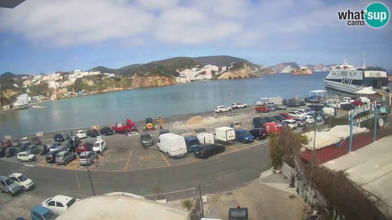 Insel Ponza Hafen webcam – Italien