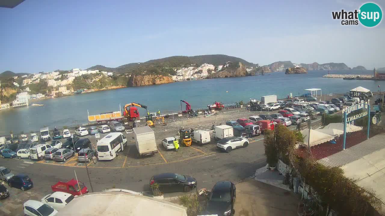 Insel Ponza Hafen webcam – Italien