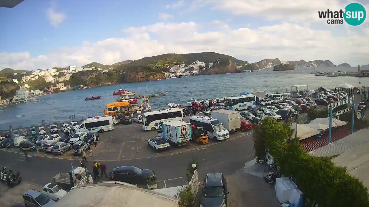 Insel Ponza Hafen webcam – Italien