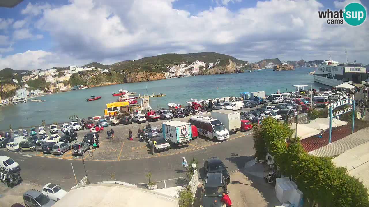Insel Ponza Hafen webcam – Italien