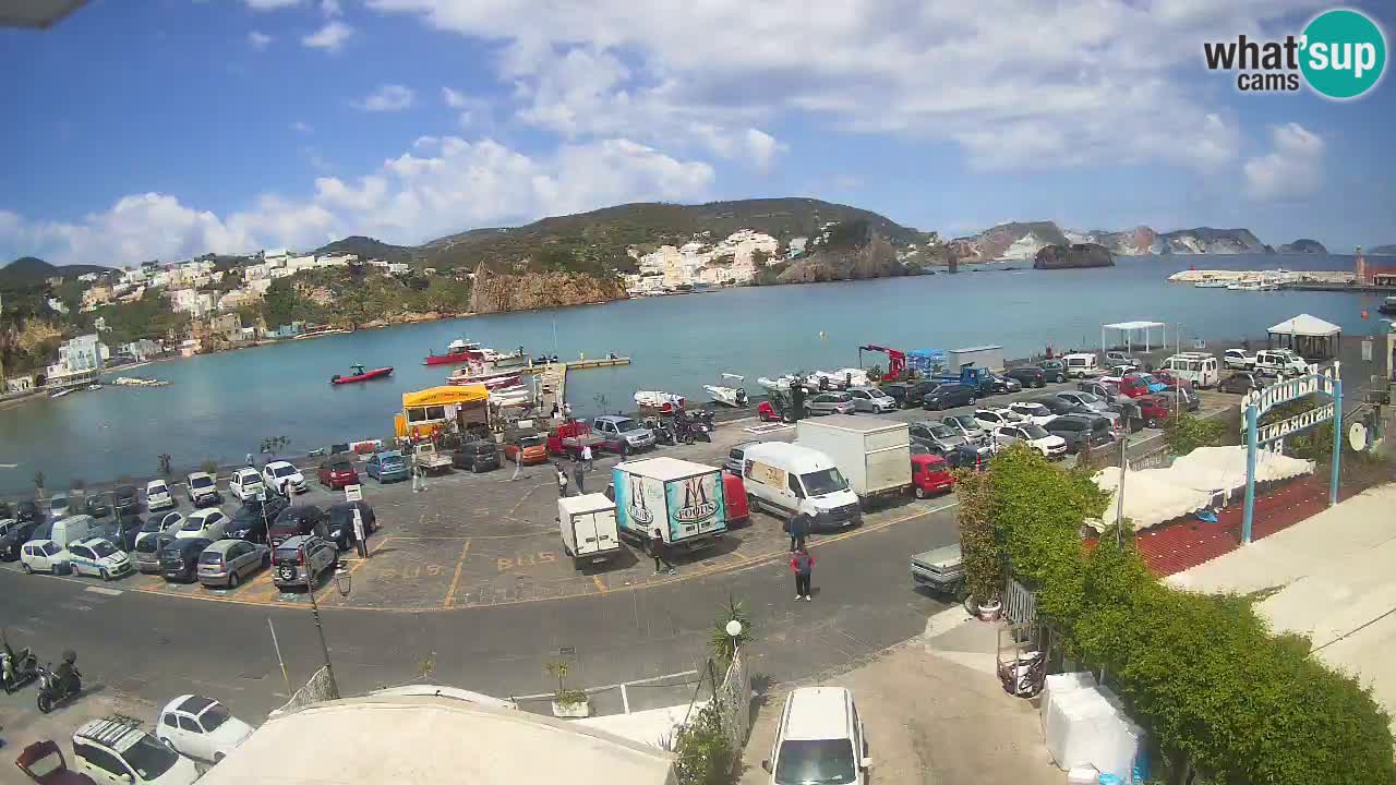 Insel Ponza Hafen webcam – Italien